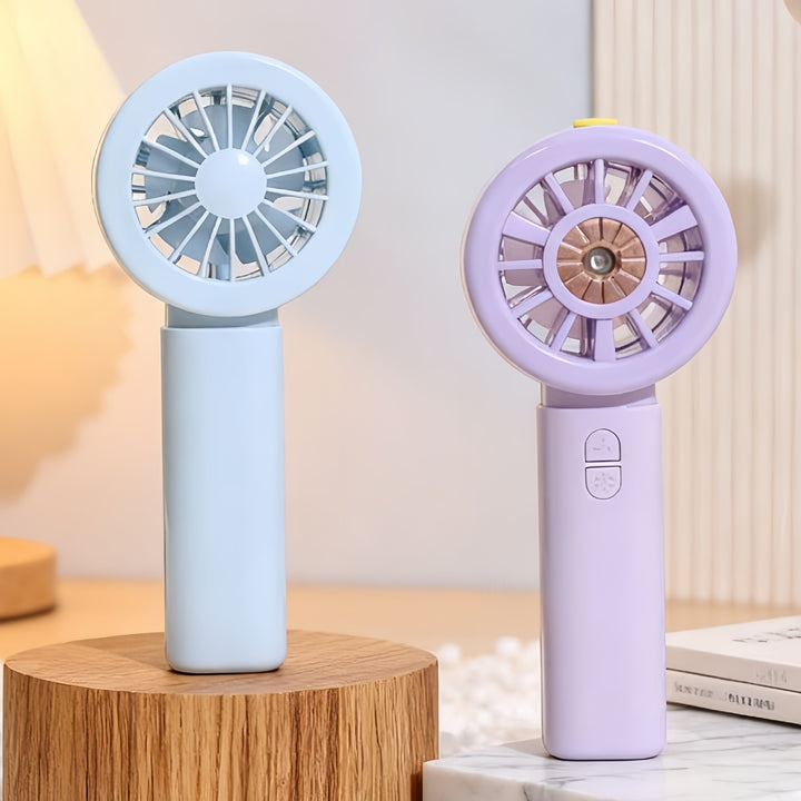 Damen Tragbarer Sprühventilator mit USB-Anschluss und mehrstufiger Geschwindigkeitsregelung Karnz