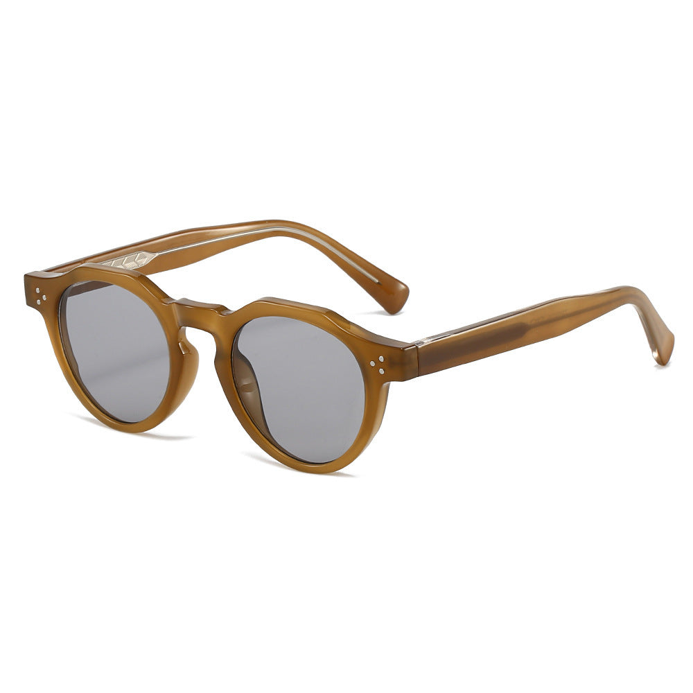 Damen Stilvolle Sonnenbrille im innovativen achteckigen Design Karnz