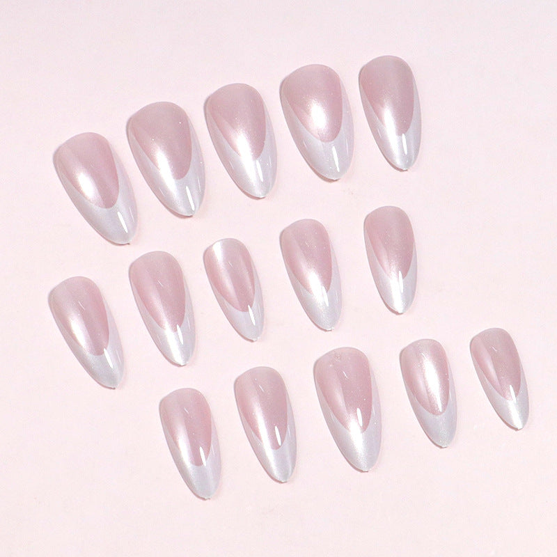Luxuriöse Gradient Press-On Nägel Karnz