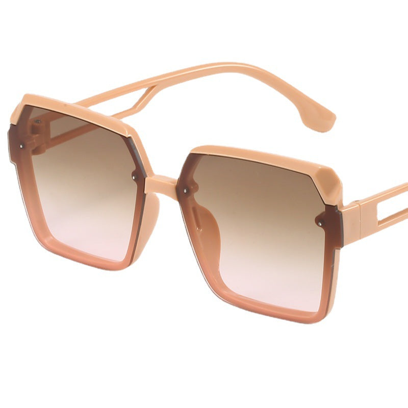 Damen modische quadratische Sonnenbrille mit filigranem Design Karnz