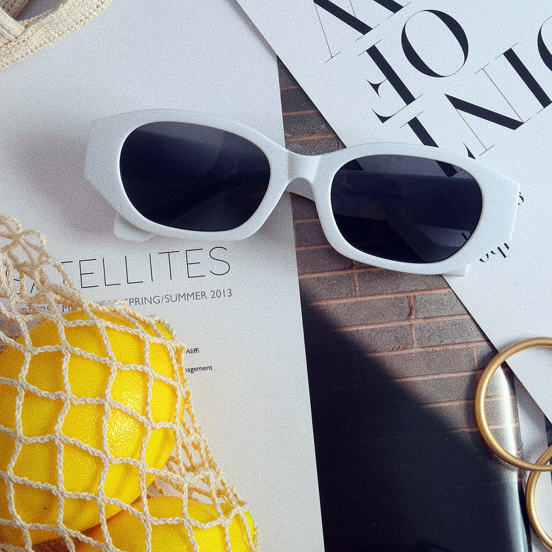 Damen modische Sonnenbrille mit stylischem Rahmen und UV-Schutz Karnz