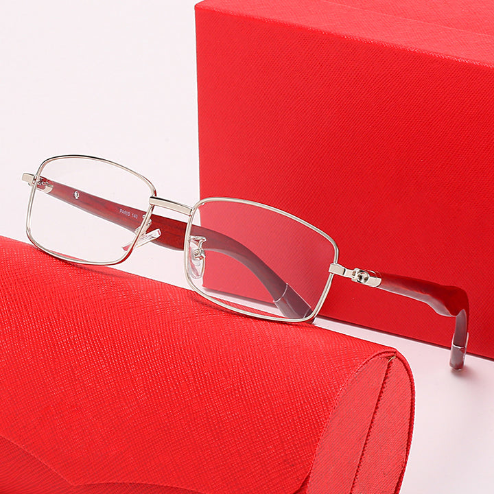 Damen modische Sonnenbrille mit luxuriösem Metallrahmen und UV-Schutz Karnz