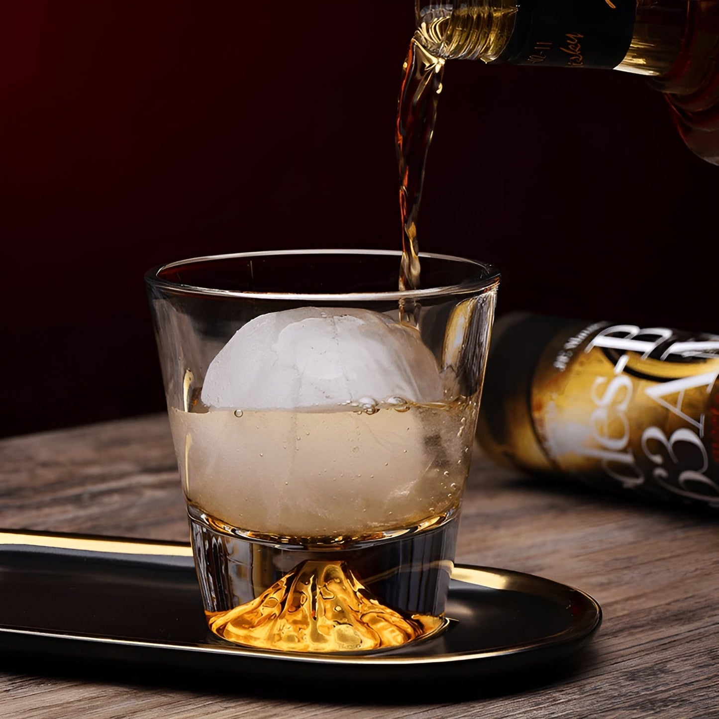 Whiskeygläser mit Mount Fuji Design – Elegantes Set für Kenner | Karnz