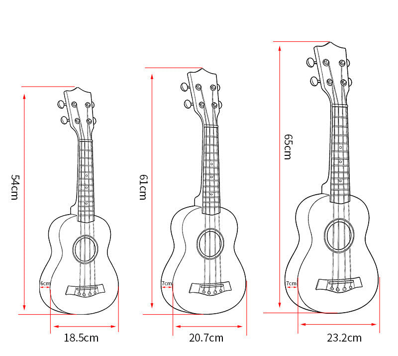 Hochwertige Holz-Ukulele Karnz