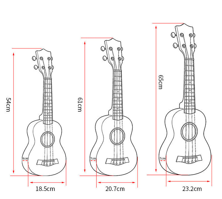 Hochwertige Holz-Ukulele Karnz