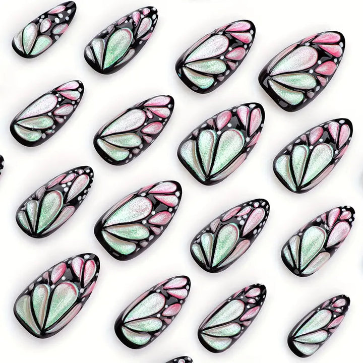 Künstlerische Schmetterling Nagel Kunst Erweiterungen Karnz