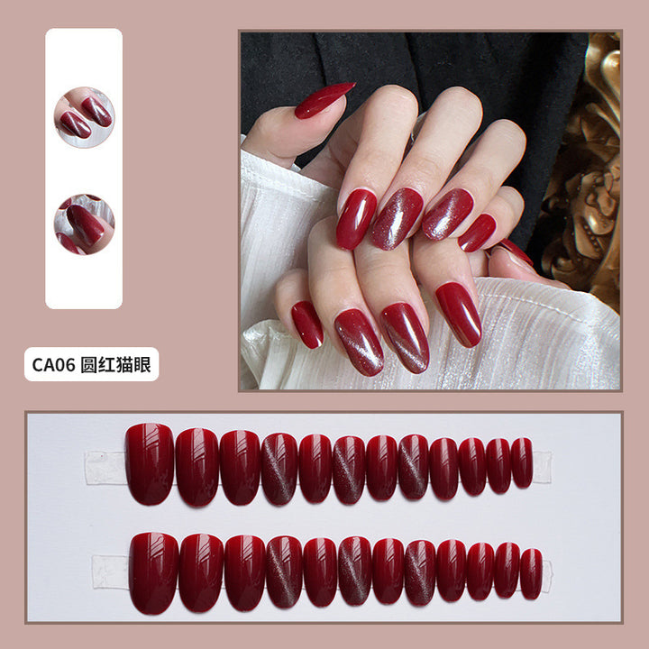 Glamouröse künstliche Fingernägel mit Glanz und Glittereffekt Karnz