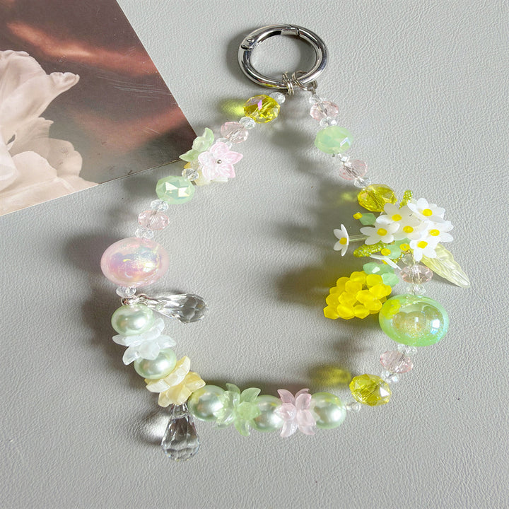 Floral Acryl Charm Schlüsselanhänger Karnz