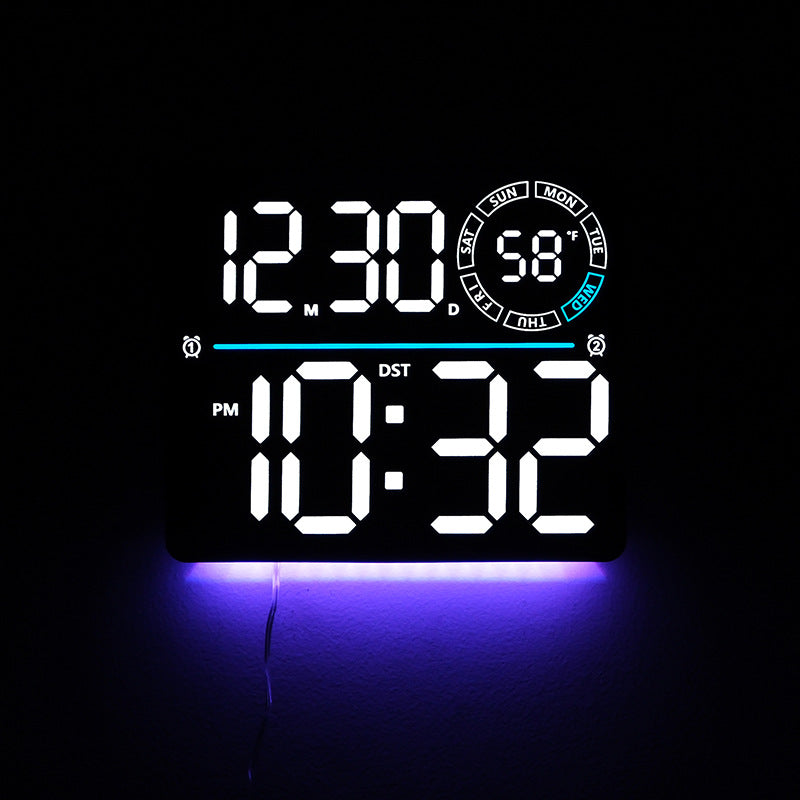 Digitale Wanduhr Karnz
