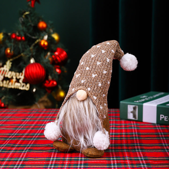 Dekorative Weihnachtsgnom Figur Karnz