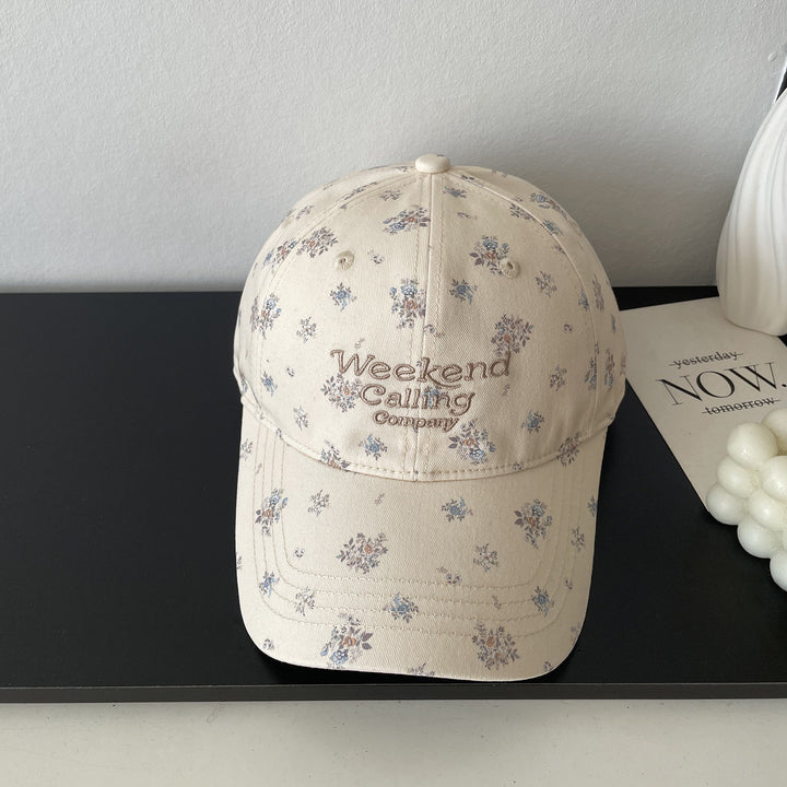 Blumenmuster Baseballkappe