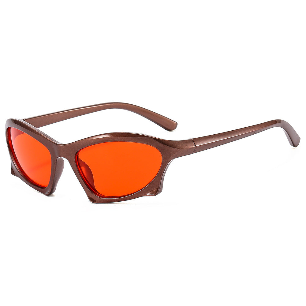 Damen Sportliche Sonnenbrille im trendy Gestaltung Karnz