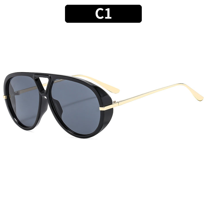 Oversized Pilotenbrille mit Verlaufsgläsern