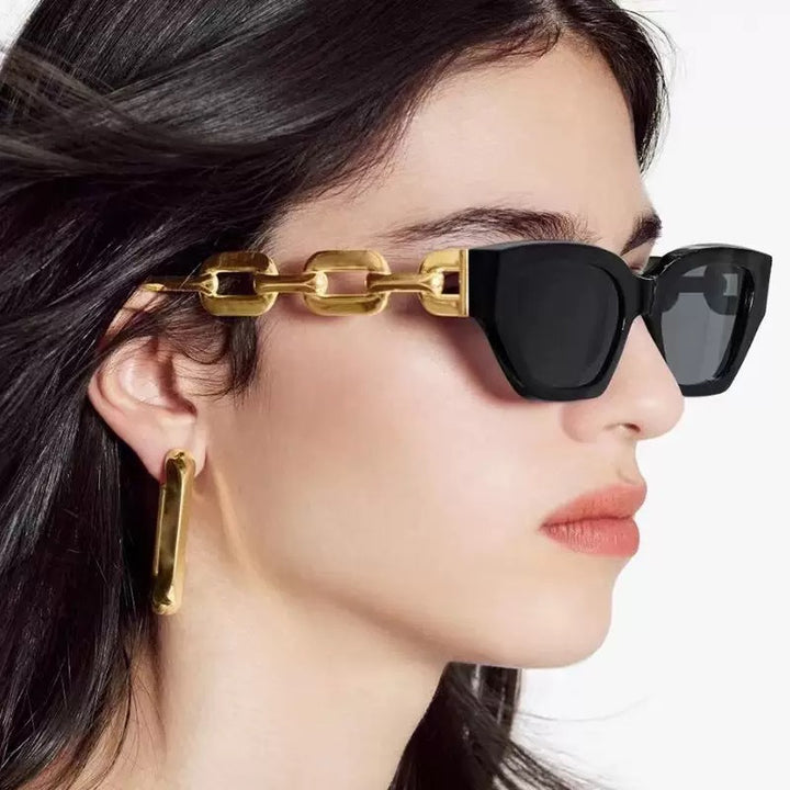 Trendige Katzenaugen-Sonnenbrille Karnz