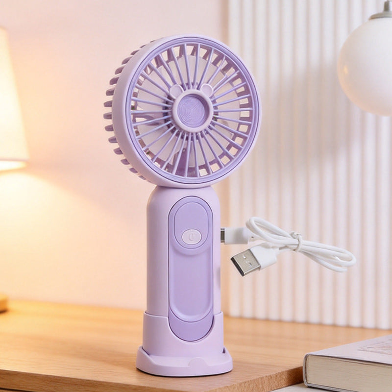 Damen Handventilator mit integriertem USB-Anschluss und süßem Tierdesign Karnz