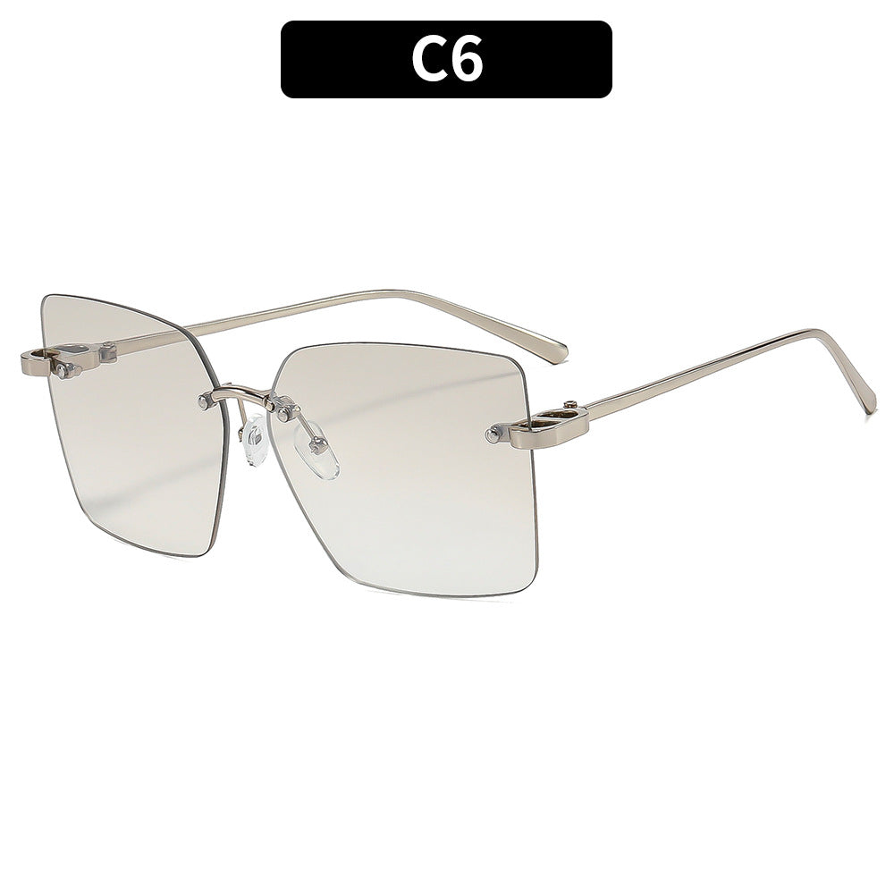 Geometrische Piloten-Sonnenbrille