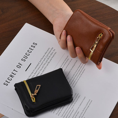 Stylische Reißverschluss-Münztasche Karnz