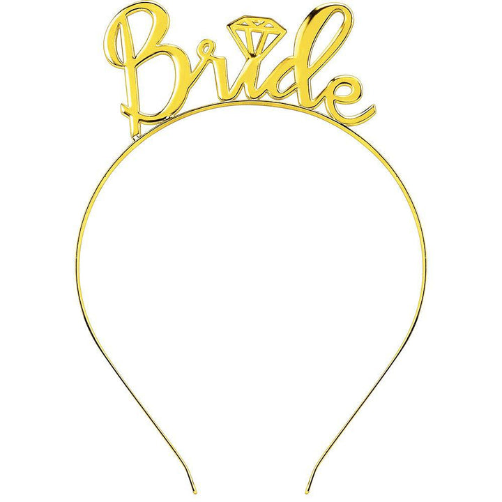 Damen Braut-Accessoires Set mit schimmerndem Schleier und personalisiertem Sash Karnz