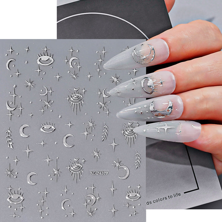 Nagelkunst Dekorative Folienaufkleber