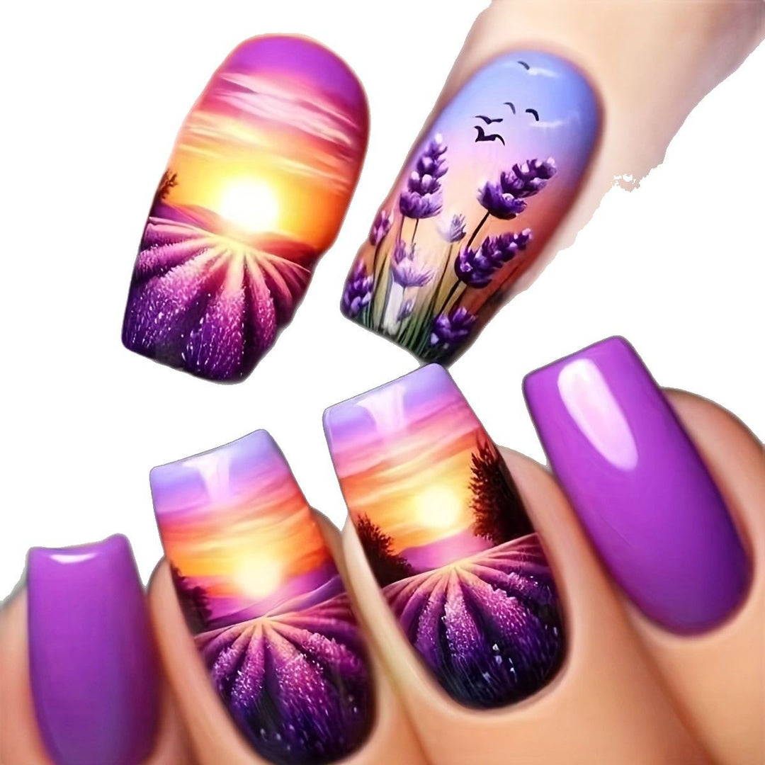 Künstlerische Landschaft Nagelkunst