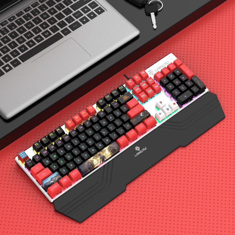 Ergonomische RGB Mechanische Gaming-Tastatur Karnz