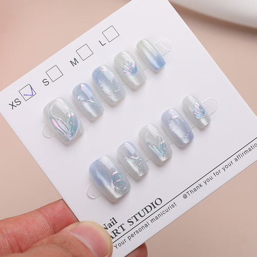 Iridescent Nail Art Press-On Collection Karnz
