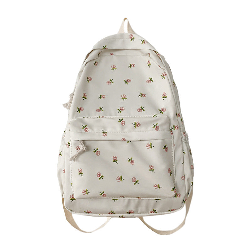 Florales Druck Alltags-Rucksack Karnz