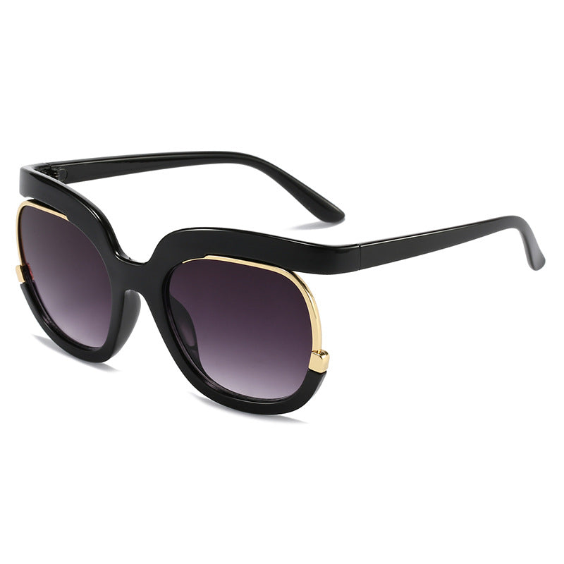 Damen Oversized Sonnenbrille mit elegantem Tortoise-Design Karnz