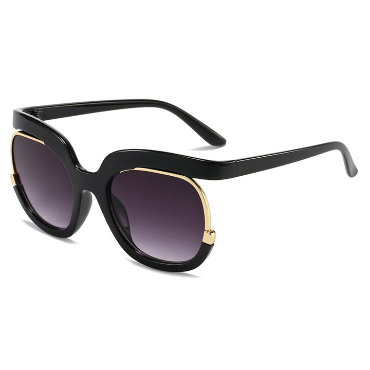 Damen Oversized Sonnenbrille mit elegantem Tortoise-Design Karnz