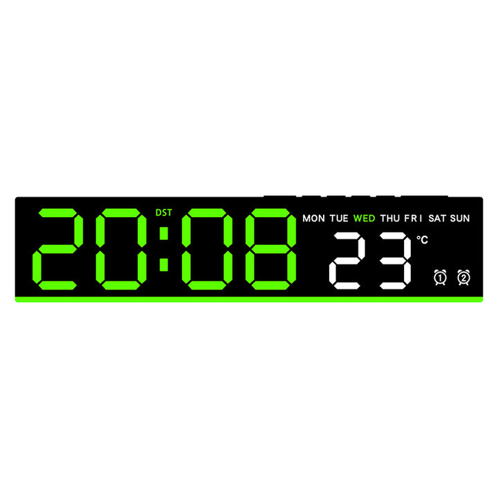 Digitaler Wecker mit großem LED-Display und Temperaturanzeige Karnz
