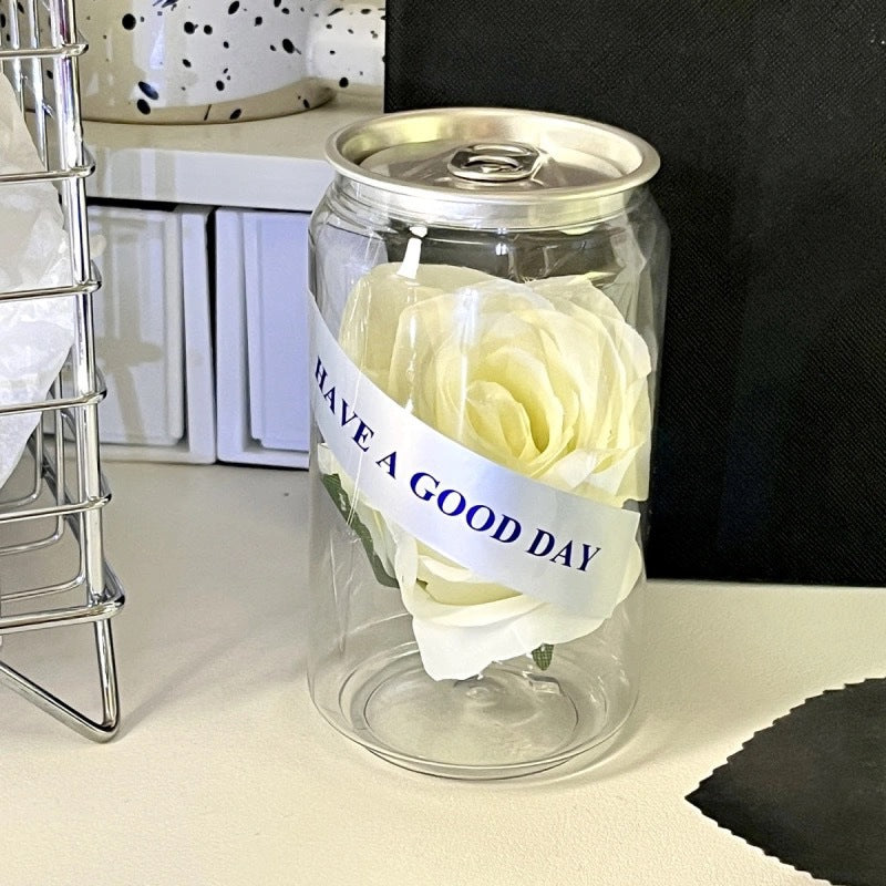Dekorative Rosen In Glasbehälter Karnz