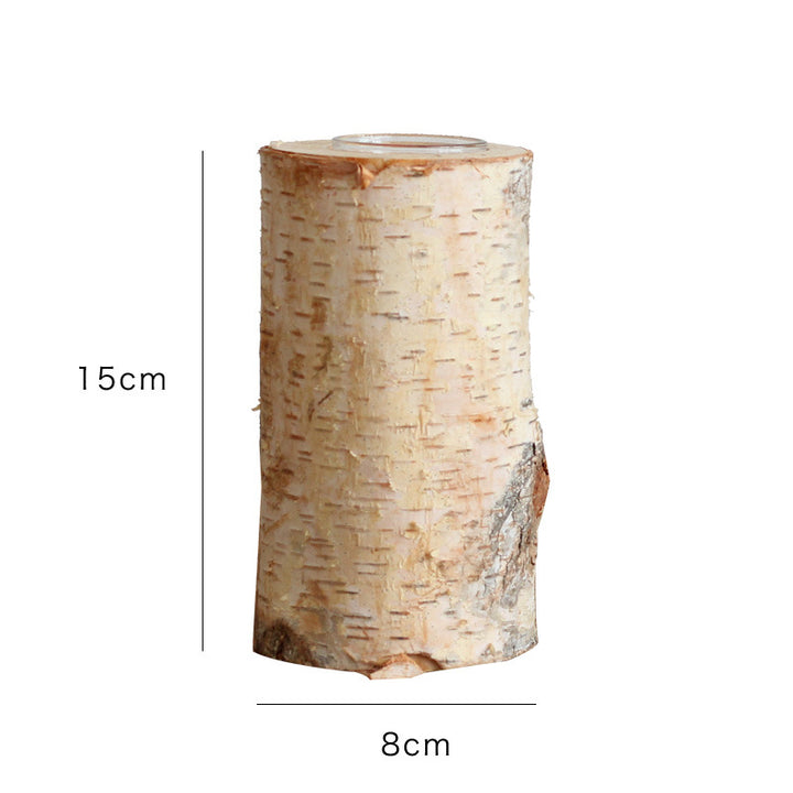 Dekorative Baumstamm Urne Karnz