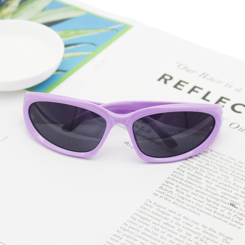 Damen Sportliche Sonnenbrille mit hochwertigem UV-Schutzmaterial Karnz