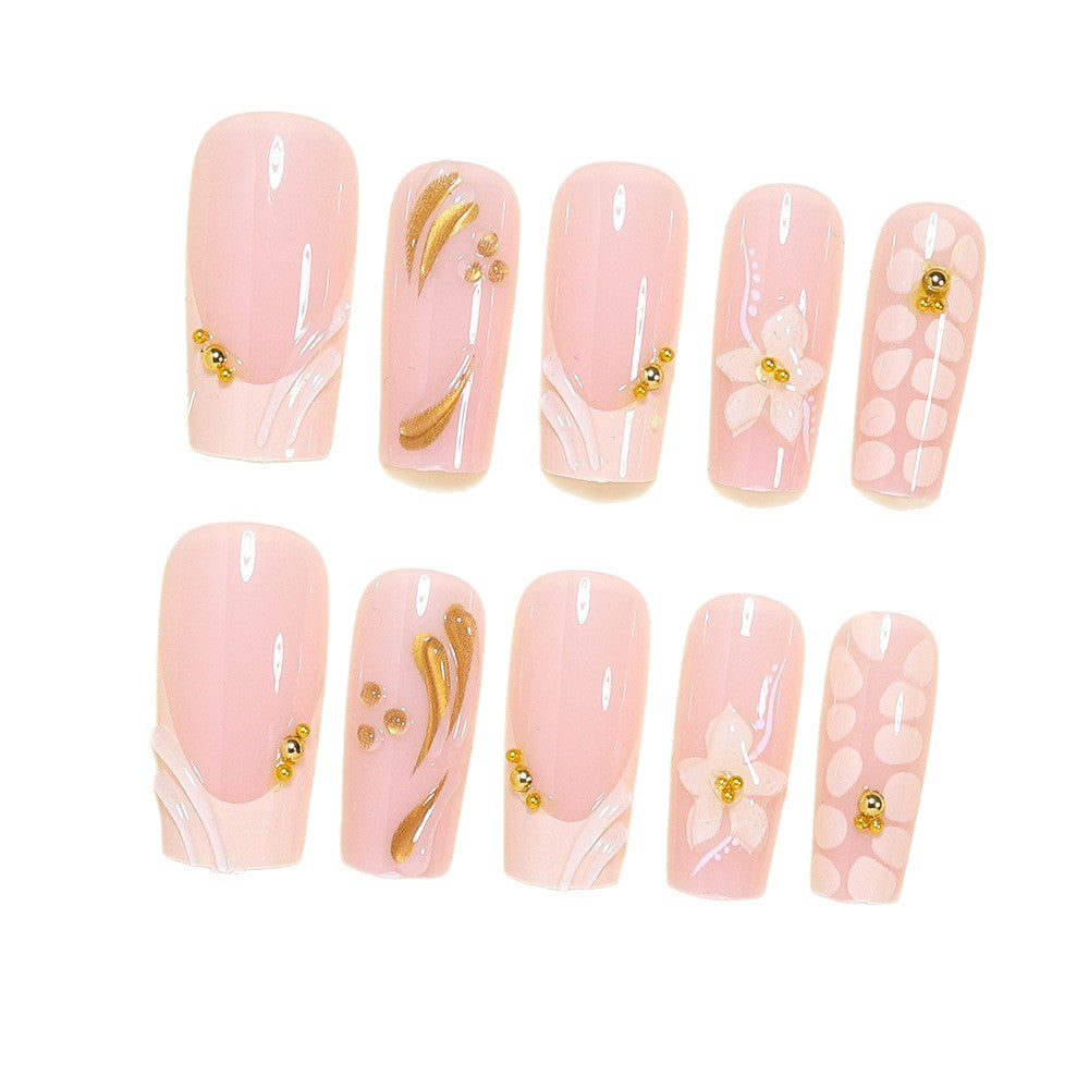 Dekorative 3D Blumen Nagelkunst Tipps Karnz