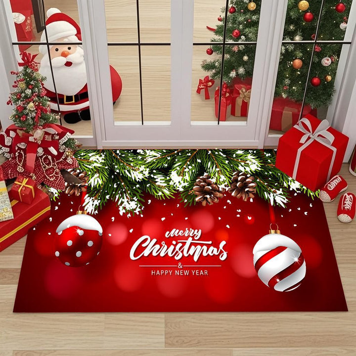 Festlicher, weihnachts thematischer dekorativer Fußmatte Karnz