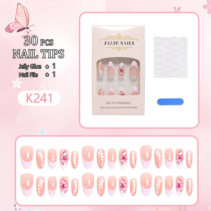 DIY Kunstnagel-Set mit floralen Akzenten Karnz
