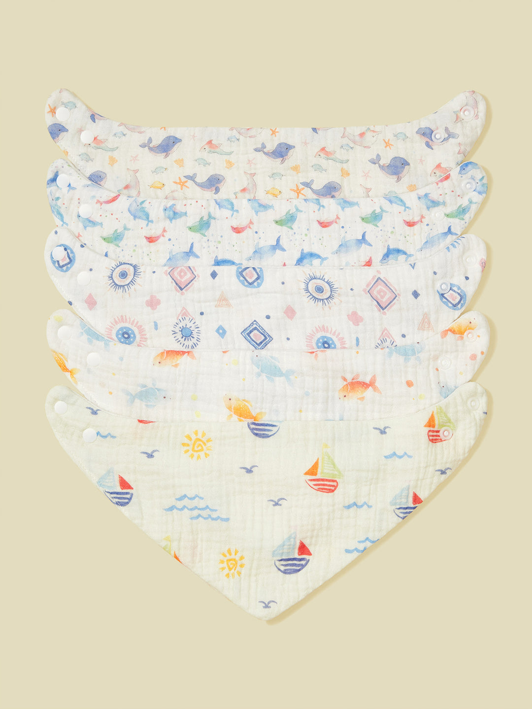 Weiche Musselin Baby Bandana Lätzchen Set Karnz