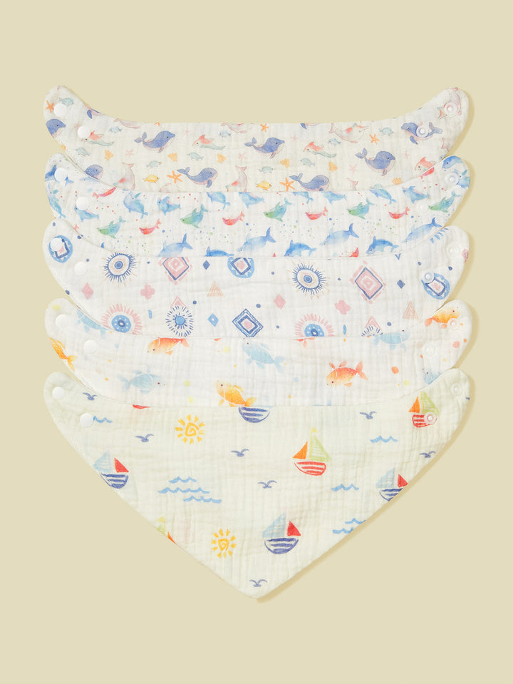 Weiche Musselin Baby Bandana Lätzchen Set Karnz