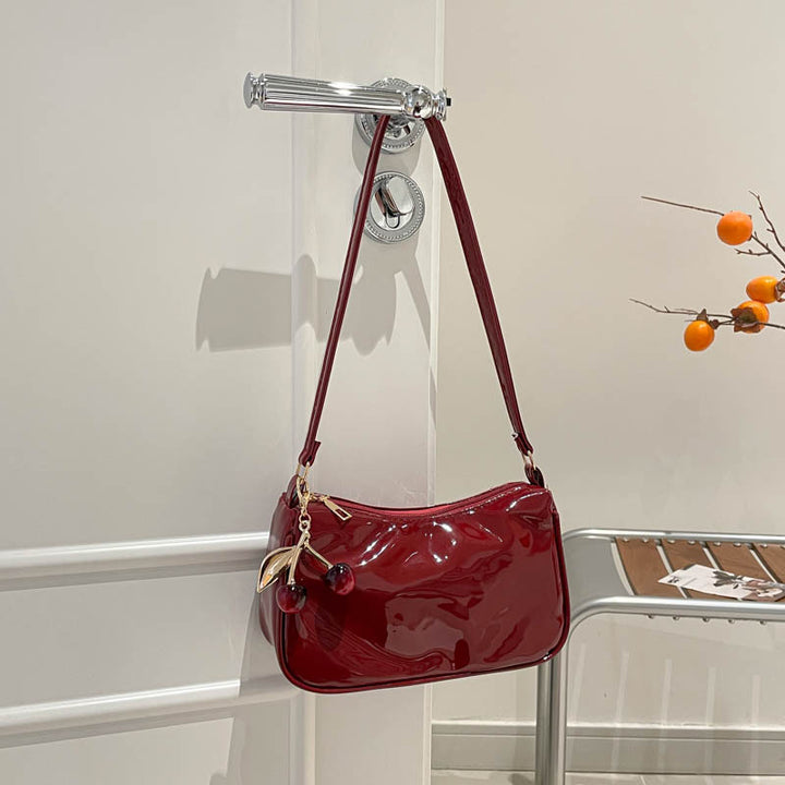 WoGlossy Texturiertes Handheld Crossbody Bag Karnz