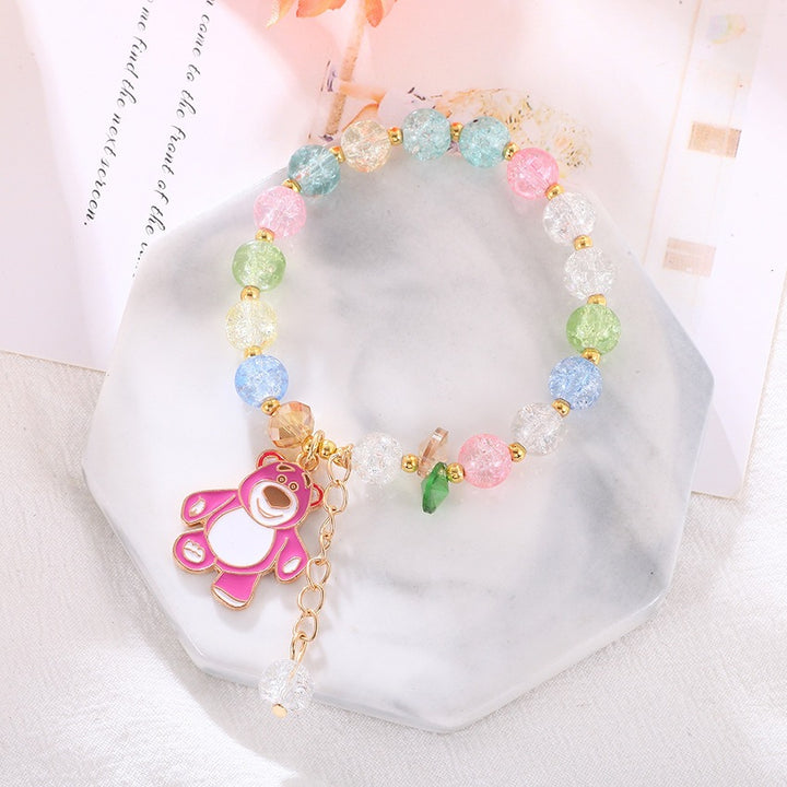 Verspieltes Armband mit Bunten Glasperlen Karnz