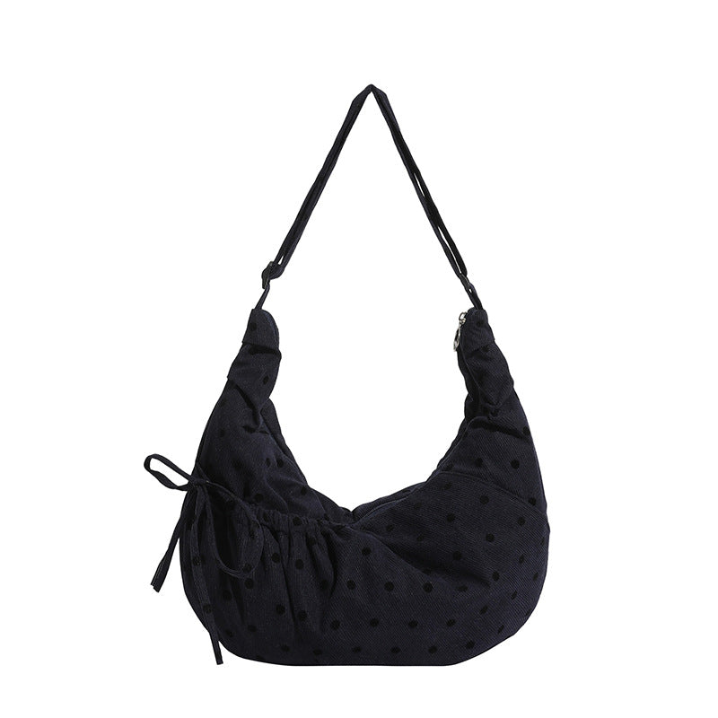 Punkte Schultertasche