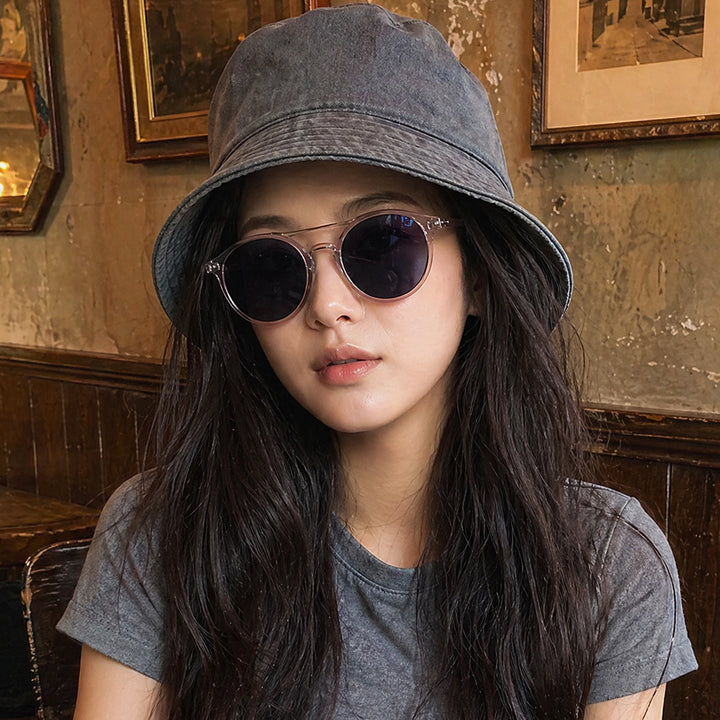 Damen modische Cat-Eye Sonnenbrille mit hochwertigem Kunststoffrahmen und polarisierten Gläsern Karnz