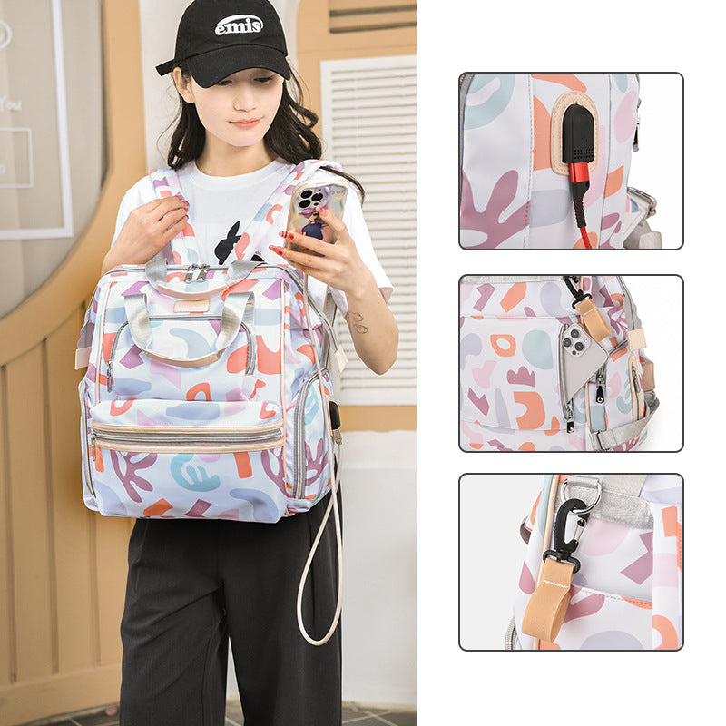 Multi-Funktionaler Musterrucksack Karnz