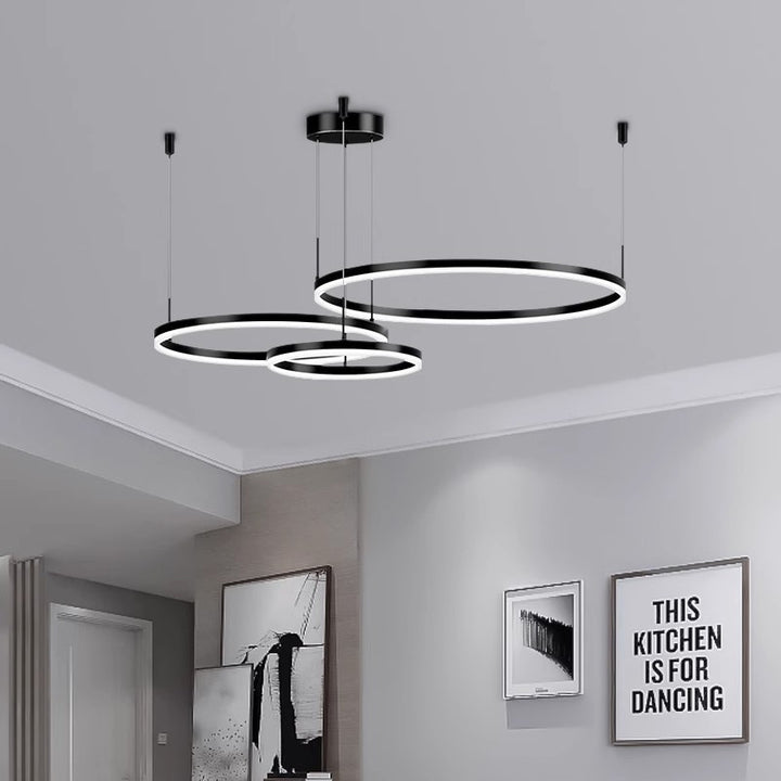 Moderne Spiral-LED-Hängelampe
