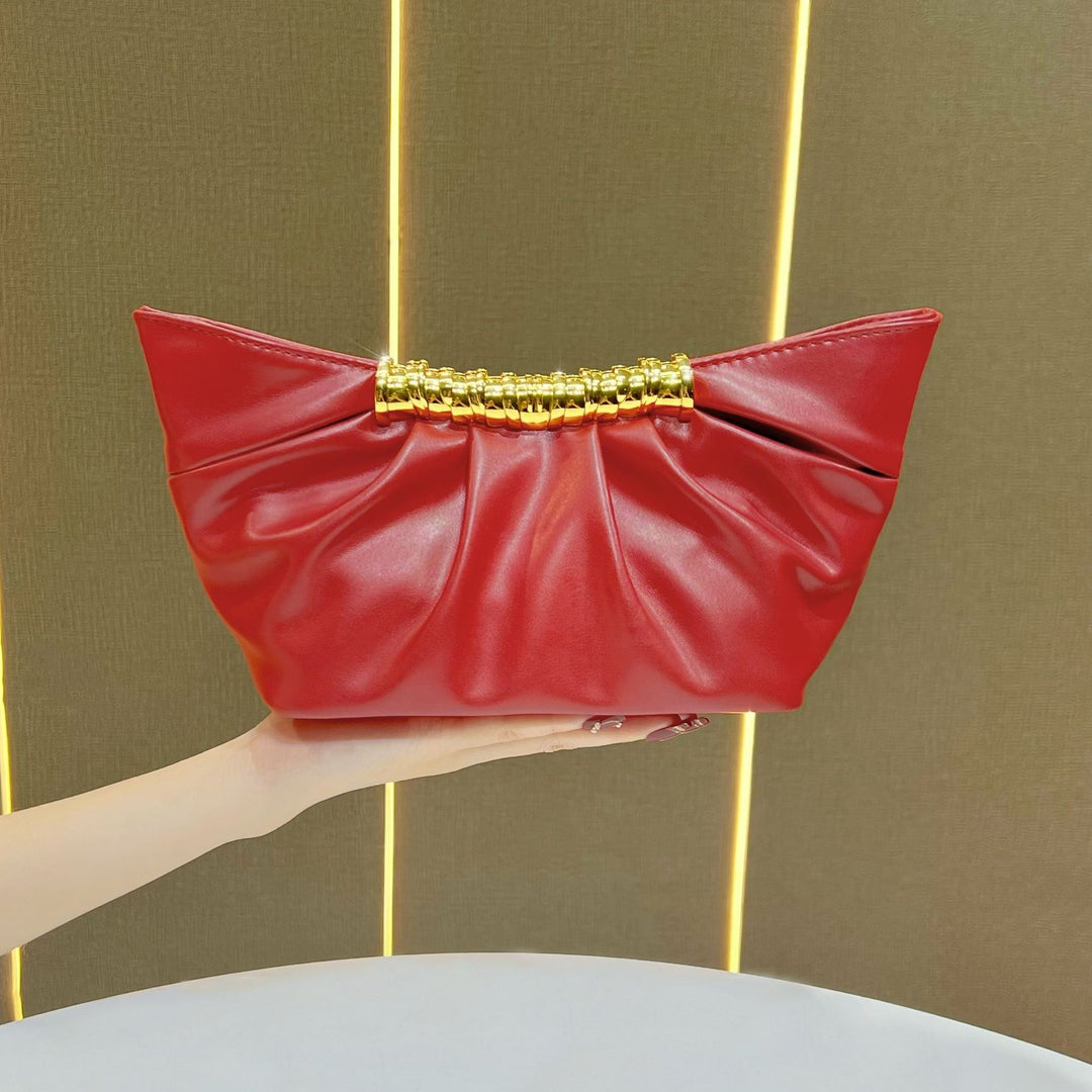 Stilvolle gefältete Handtasche