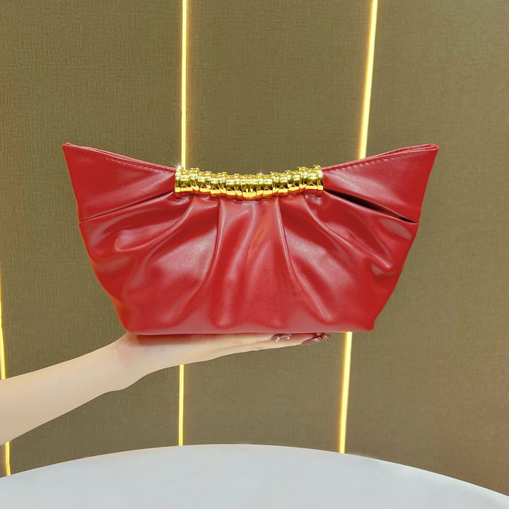 Stilvolle gefältete Handtasche