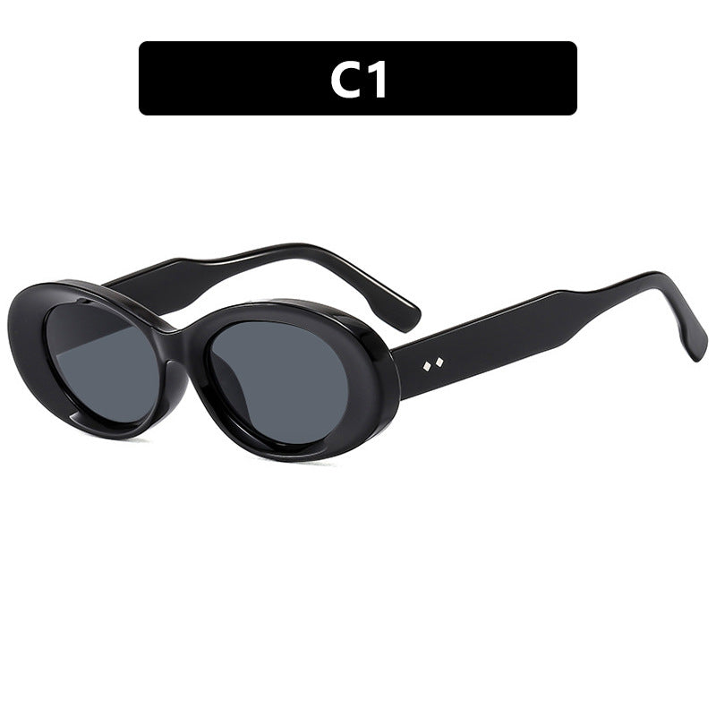 Damen modische Sonnenbrille im eleganten Retro-Stil Karnz