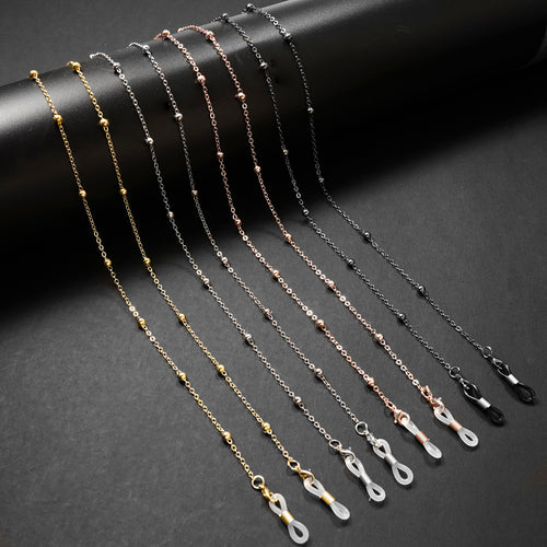 Premium Gold Beaded Brillen Kette Karnz