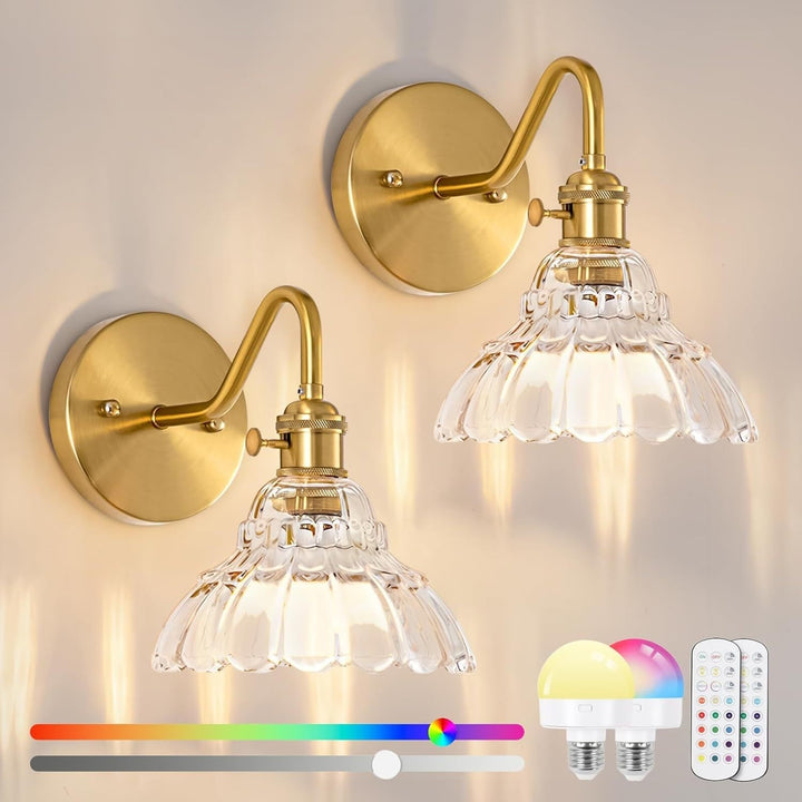Vintage inspirierte dekorative Wandlampe