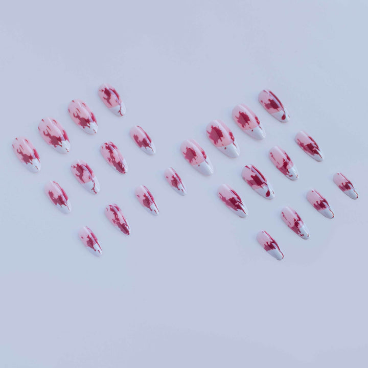 Künstlerisches Blutstropfen Nagelkunstset